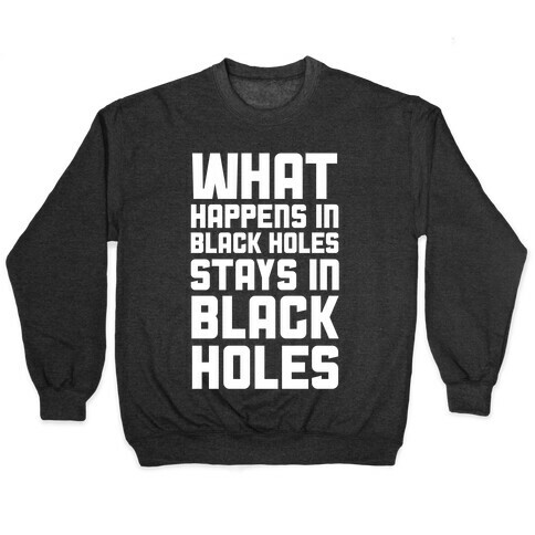 What Happens in Black Holes Pullover