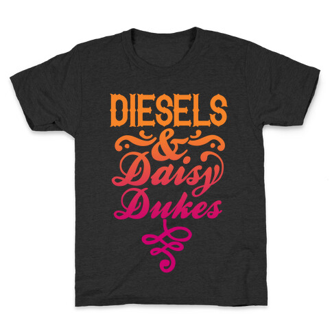 Diesels And Daisy Dukes Kids T-Shirt