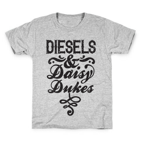 Diesels And Daisy Dukes Kids T-Shirt