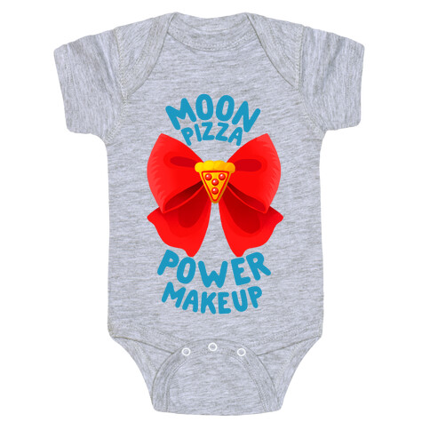 Moon Pizza Power Makeup! Baby One-Piece