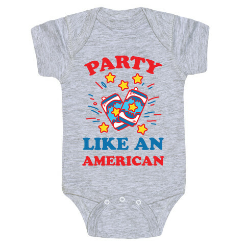 Party Like An American Baby One-Piece