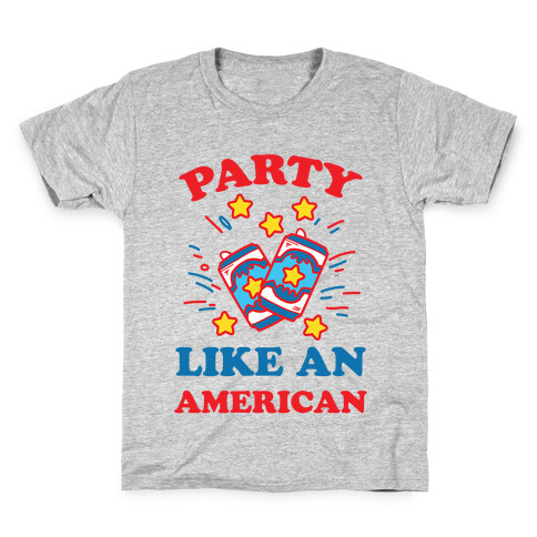 Party Like An American Kids T-Shirt