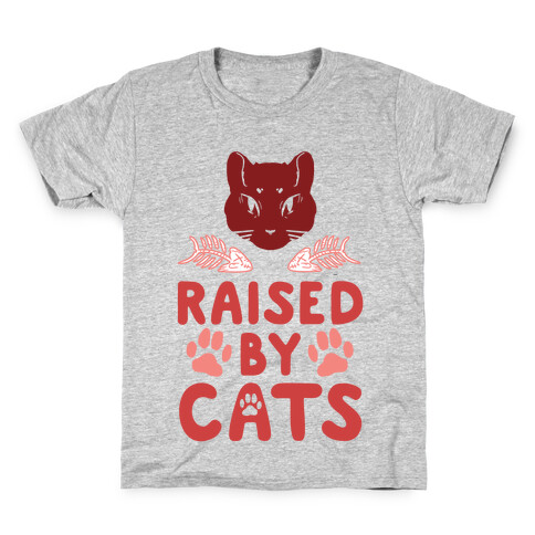Raised By Cats Kids T-Shirt