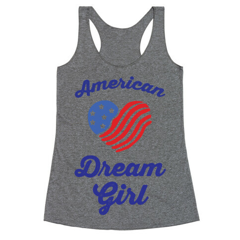 American Dream Girl Racerback Tank Top