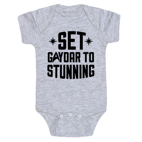 Set Gaydar To Stunning Baby One-Piece