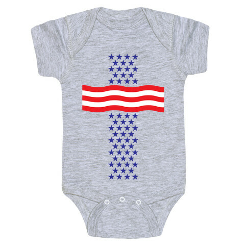 America Cross Baby One-Piece