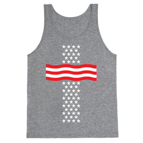 America Cross Tank Top