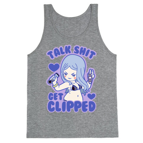 Talk Shit Get Clipped Johnny Cutter Parody Tank Top