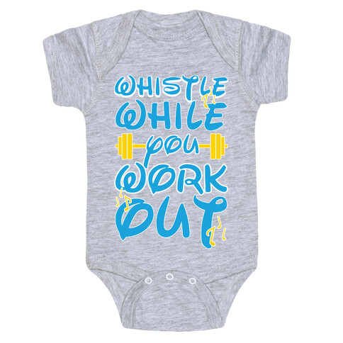 Whistle While You Workout Baby One-Piece