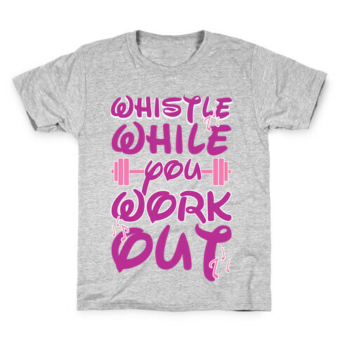 Whistle While You Workout Kids T-Shirt
