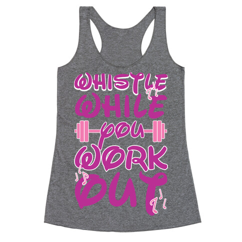 Whistle While You Workout Racerback Tank Top