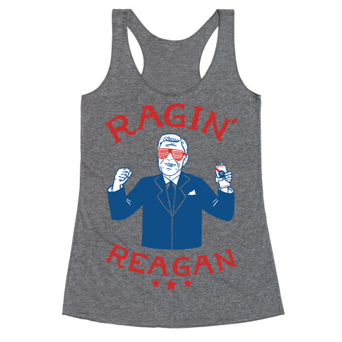 Ragin' Reagan Racerback Tank Top