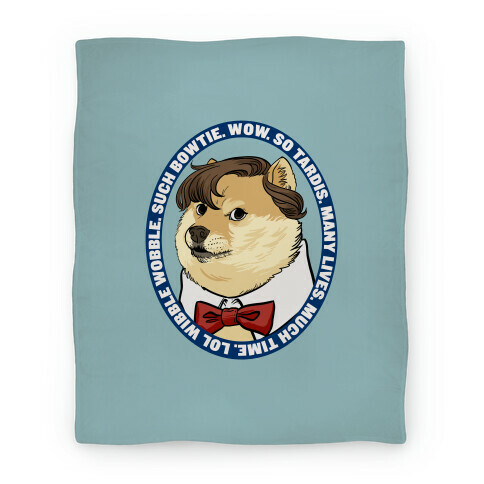 The Doctor Doge Blanket
