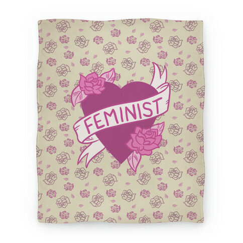 Feminist Heart Blanket