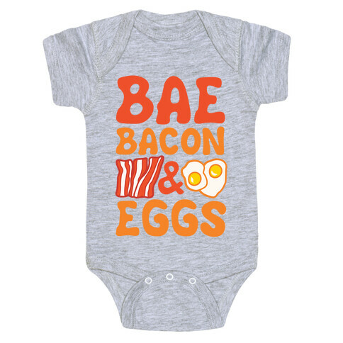 Bae Bacon and Eggs Baby One-Piece