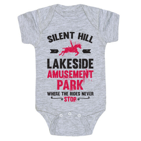 Silent Hill Lakeside Amusement Park Where The Rides Never Stop Baby One-Piece