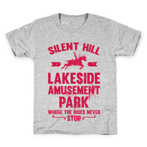Silent Hill Lakeside Amusement Park Where The Rides Never Stop Kids T-Shirt