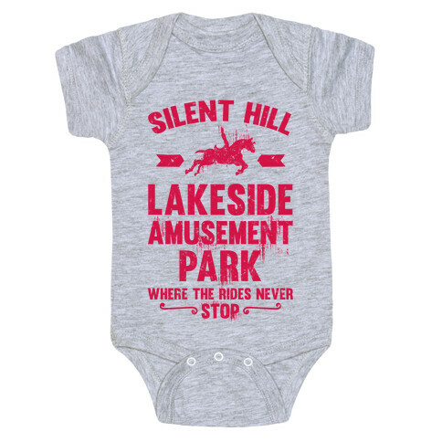 Silent Hill Lakeside Amusement Park Where The Rides Never Stop Baby One-Piece