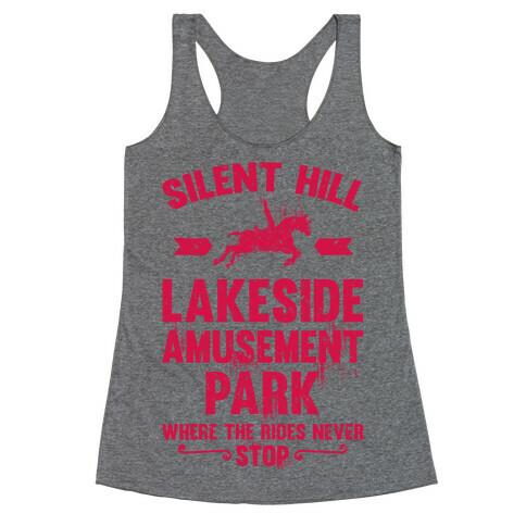 Silent Hill Lakeside Amusement Park Where The Rides Never Stop Racerback Tank Top