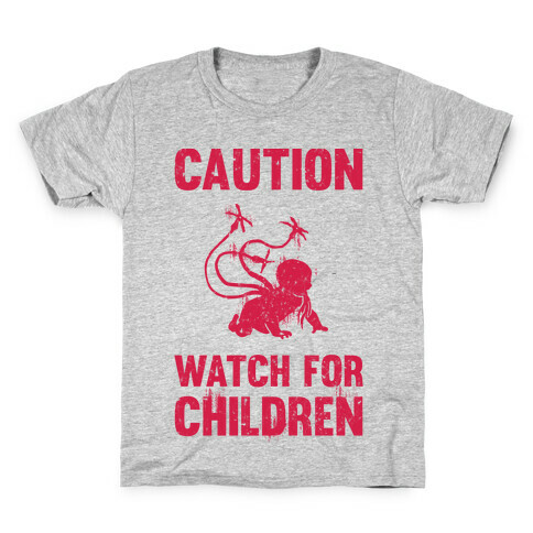 Caution Watch For Children Kids T-Shirt