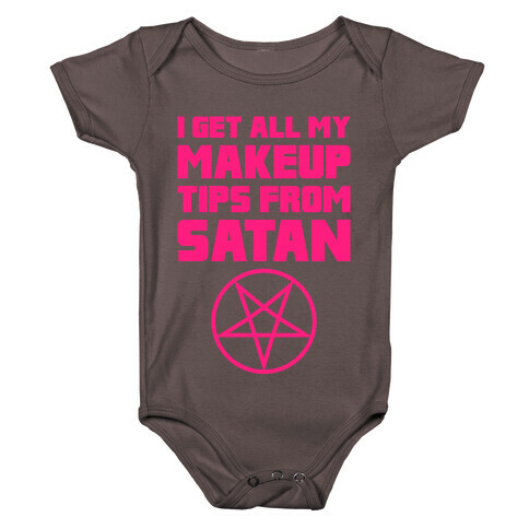 I Get All My Makeup Tips From Satan Baby One-Piece