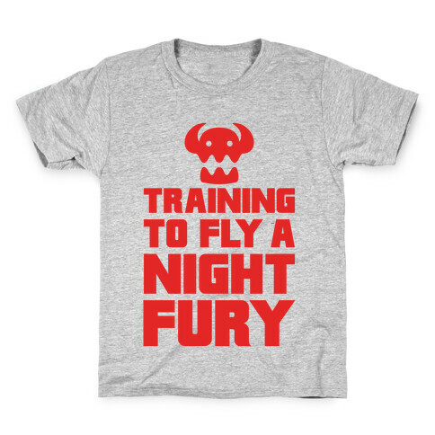 Training To Fly A Nightfury Kids T-Shirt