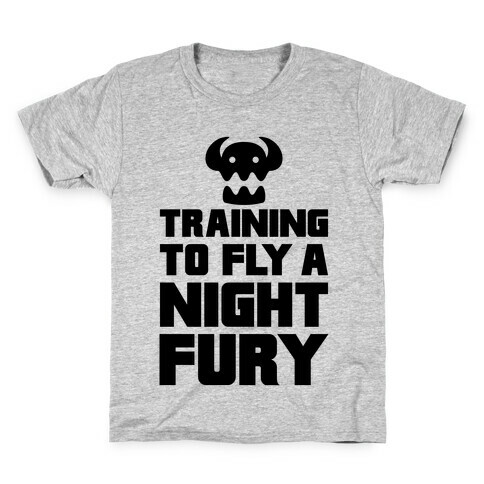 Training To Fly A Nightfury Kids T-Shirt