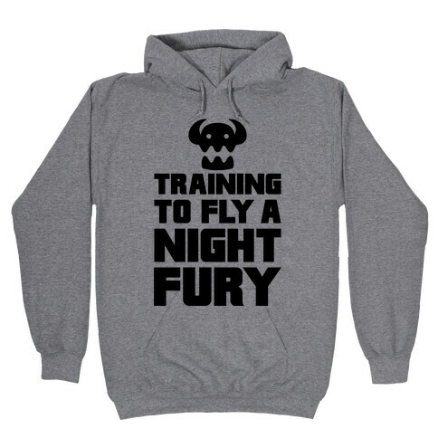 Training To Fly A Nightfury Hooded Sweatshirt