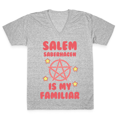 Salem Saberhagen Is My Familiar V-Neck Tee Shirt