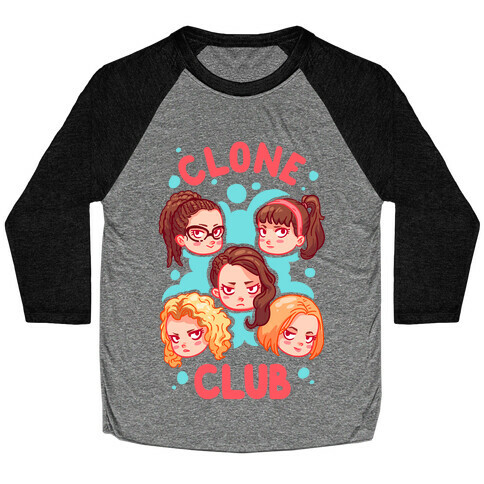 Clone Club Cuties Parody Baseball Tee