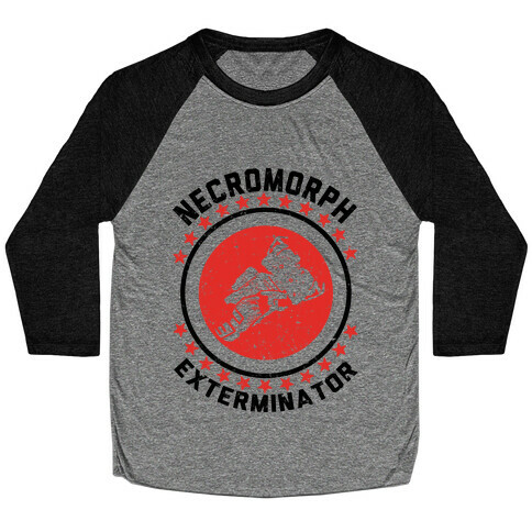 Necromorph Exterminator Baseball Tee