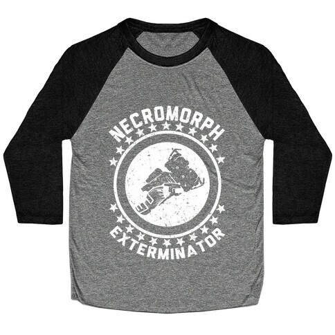 Necromorph Exterminator Baseball Tee