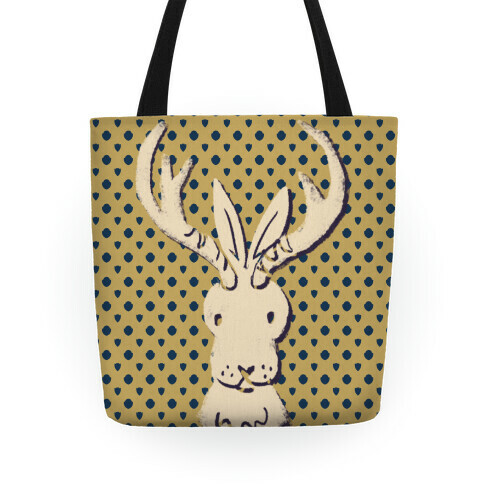 American Folklore Jackalope Tote