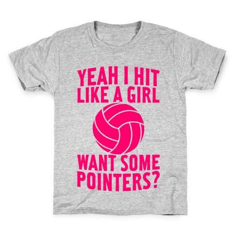 I Hit Like A Girl (Want Some Pointers?) Kids T-Shirt