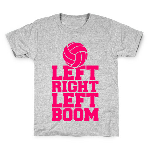 Left, Right, Left, Boom Kids T-Shirt
