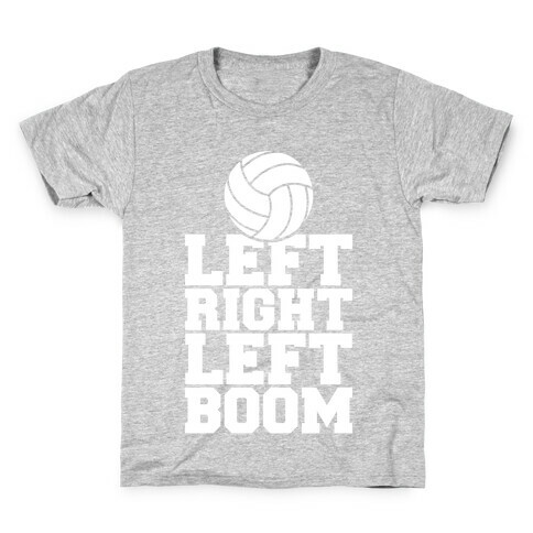 Left, Right, Left, Boom Kids T-Shirt
