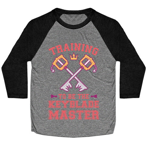 Training To Be The Keyblade Master Baseball Tee