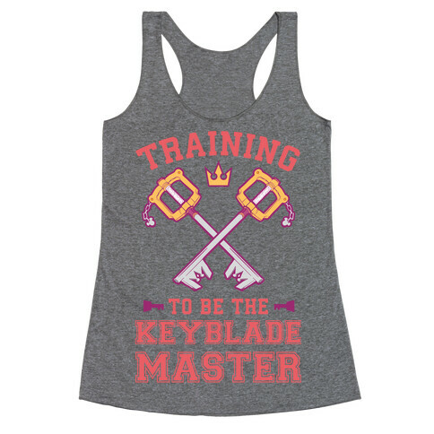 Training To Be The Keyblade Master Racerback Tank Top