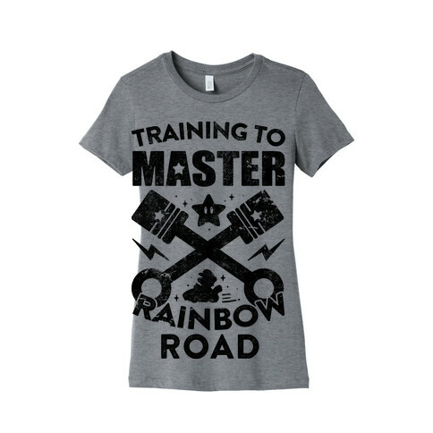 Training To Master Rainbow Road (vintage) Womens T-Shirt