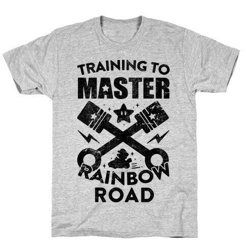 Training To Master Rainbow Road (vintage) T-Shirt