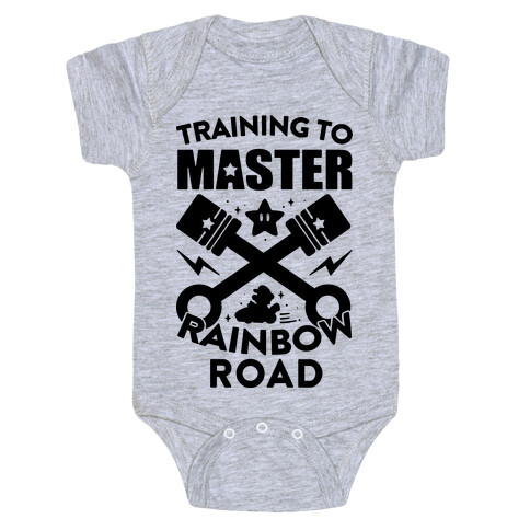 Training To Master Rainbow Road Baby One-Piece