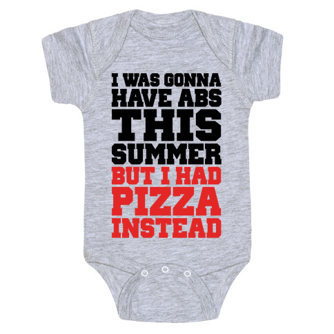 Pizza Body For The Summer Baby One-Piece