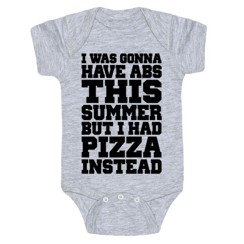 Pizza Body For The Summer Baby One-Piece