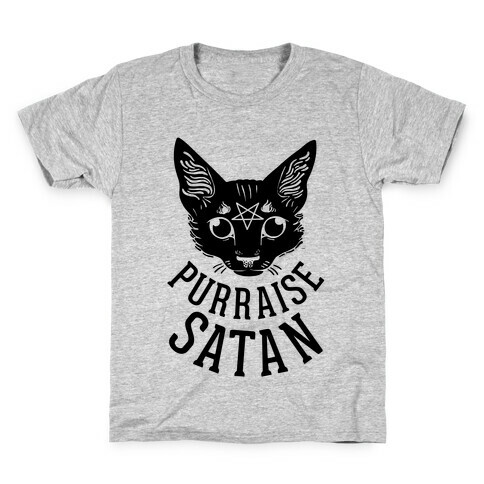 Purraise Satan Kids T-Shirt