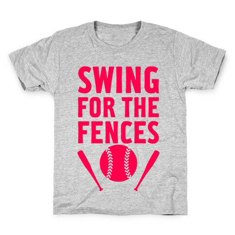 Swing For The Fences Kids T-Shirt