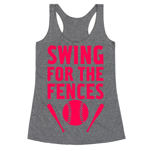 Swing For The Fences Racerback Tank Top