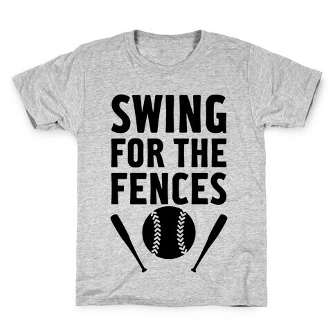 Swing For The Fences Kids T-Shirt