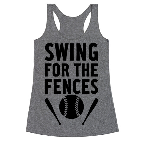 Swing For The Fences Racerback Tank Top