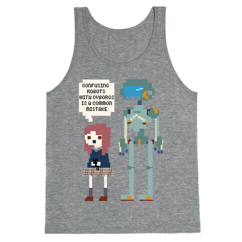 Confusing Robots With Cyborgs Tank Top