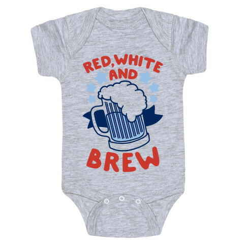 Red, White and Brew Baby One-Piece